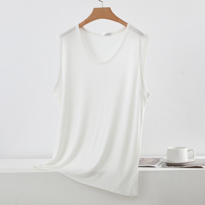 Modal Women's Sleeveless Pajama Top - Lightweight, Casual, Plus Size for Spring/Summer