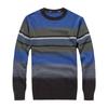 Counter Brand Autumn Striped Wool Crew Neck Sweater for Men HSWD4H048