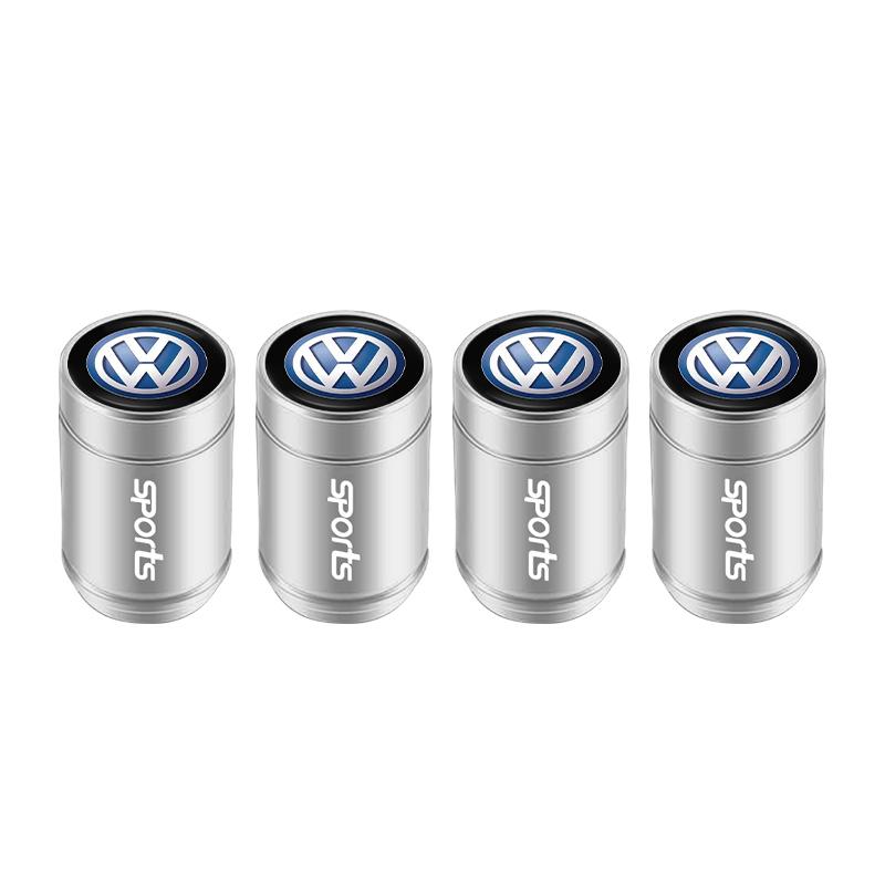 Für VOLKSWAGEN VW Auto Reifen Rad Ventilkappen Abdeckung Wildleder Auto Schlüsselanhänger Ring Schlüsselanhänger Für Volkswagen GTI Golf Tiguan Jetta Transpo