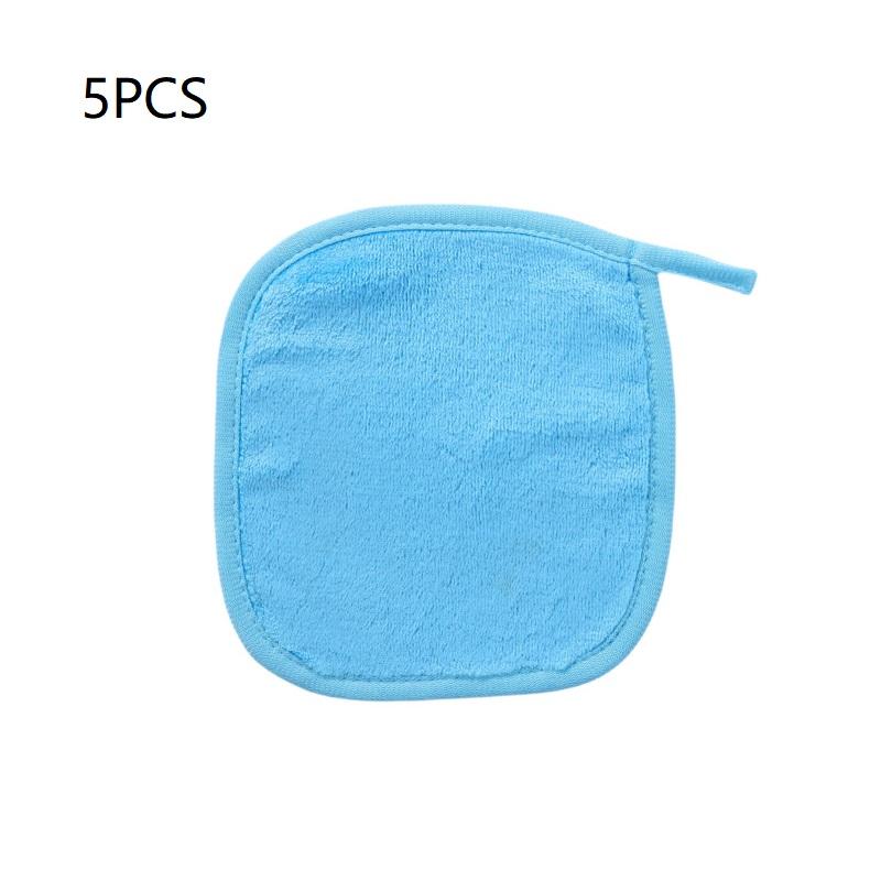 5/7ks utěrky na obličej z mikrovlákna, opakovaně použitelné utěrky na odlíčení, ručníky na make-up, hloubkově čistící podložky na obličej, kosmetické nástroje pro péči o pleť