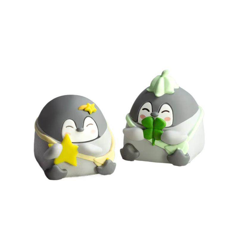 Animation Penguin Cute  Keycaps Single Creative Mechanical Keyboard Keycaps Resin  Esc Anime Periphery Gift For Kidss