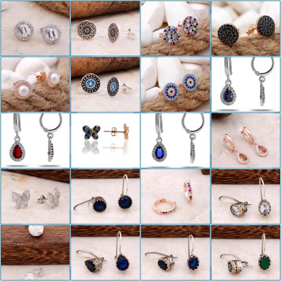 

Специальные серебряные серьги ручной работы Кварц Рубин Изумруд Сапфир Бирюза Топаз Кварц Гранат Натуральный камень 1