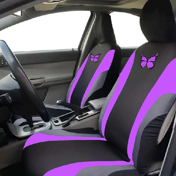 New Available Butterfly Car Seat Cover Full Set Universal Car Seat Protection Covers Car Interior Accessories