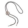 6Pcs Men's Fashion Rodeos Bolo Tie with Adjustable Leather Strap and Western Cow Skull Metal Pendant Necktie Necklace