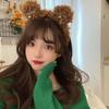 Cute Hair Hoop Plush Ear Bear Hairband Headgear Headdress  Wedding Party Stage