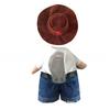Halloween Pet Dog Costume, Funny Transformation Costume, Standing Costume, Western Cowboy Hat Dog Costume