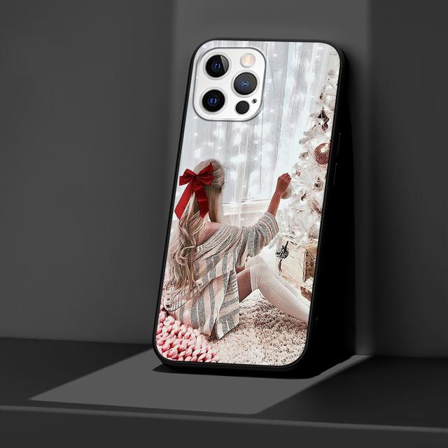 Merry Christmas Girl Case For Iphone 14 11 13 Pro Max 12 Mini Xr