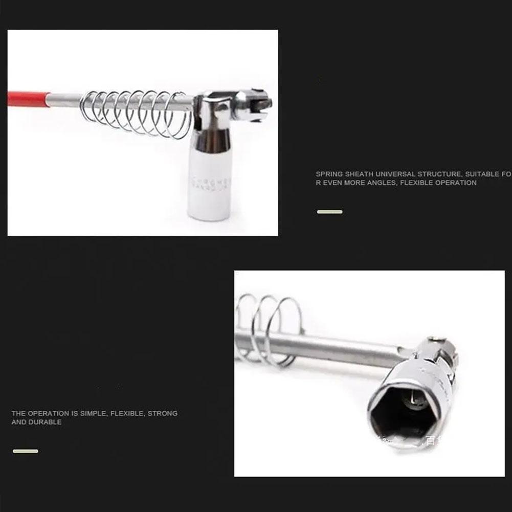 Universal 14 16 21mm Car Spark Plug Socket Wrench Spark Extension Socket Universal Joint Car Disassembly Tool Socket Wrench