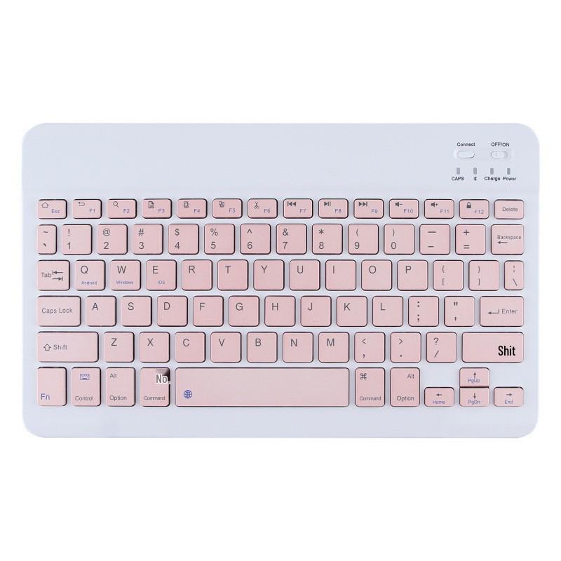 Ultra-Thin Portable Bluetooth Keyboard & Mouse Set for iPad, Tablet, and 10-Inch Android Phones