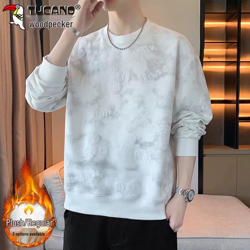 

TUCANO Men s Heavyweight Round Neck Long Sleeve Sweatshirt M