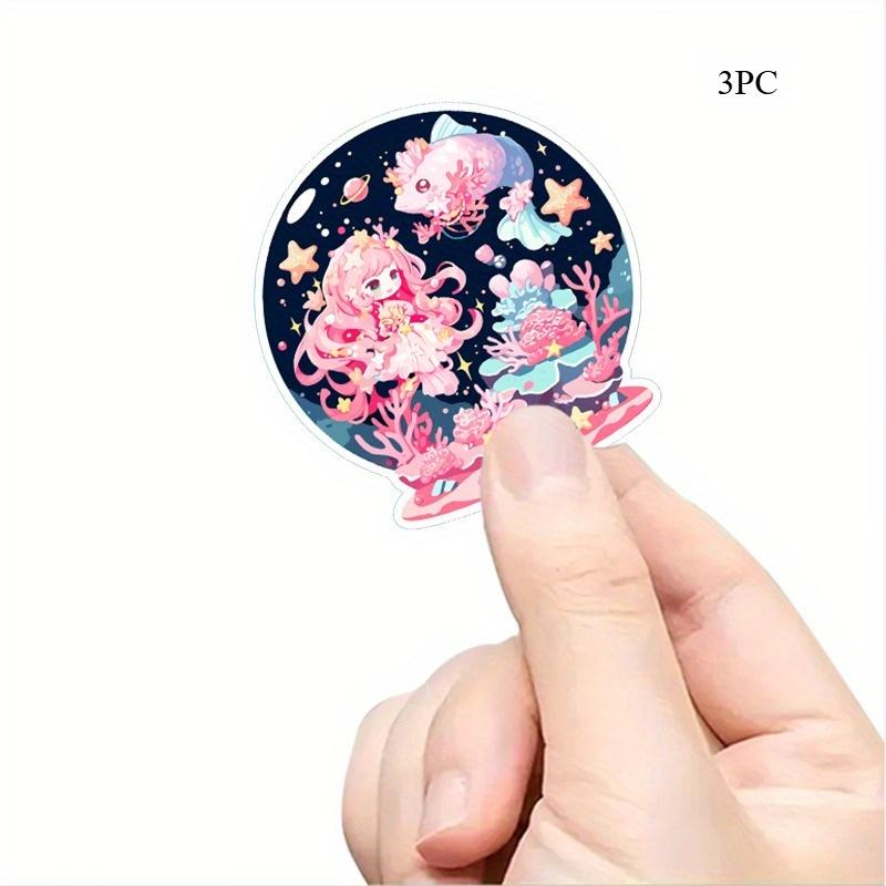 

Наклейки с изображением русалки-цветочницы, прочные, для ноутбука, автомобиля, багажа, скейтборда и многого другого — идеально подходят для подростков, взрослых, креативного декора и подарков 5PC