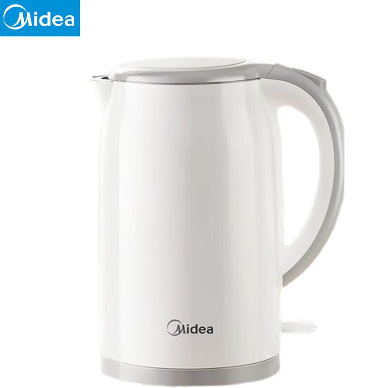 Midea MK-SH17M301 304 Stainless Steel Electric Kettle CN plug (adapter included) белый
