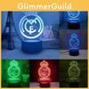 Led Wekity 3d Night Light Illusion Lamp 16 Colour Change Decor Lamp Gifts Kids