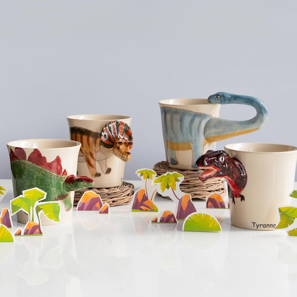 Meelarp Keramik Dinosaurier Tasse (STEGOSAURUS)