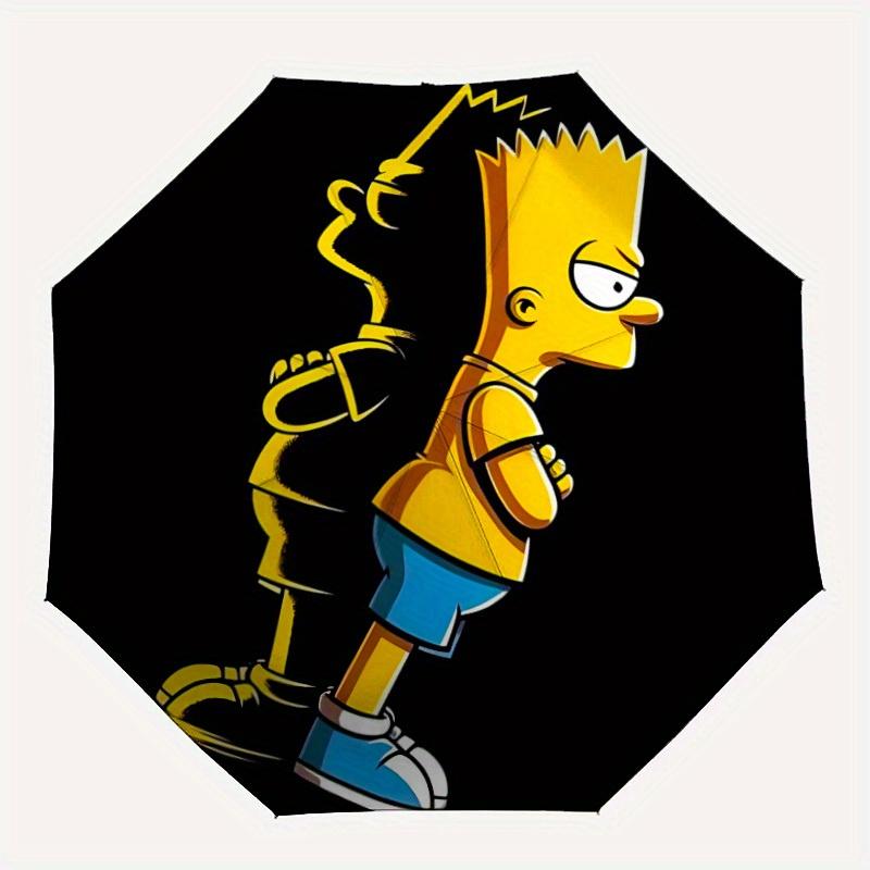 

1pc Bart Simpson Automatic Umbrella 8-Bone Design Compact Gear for Outdoor Travel, , Perfect Gift for Friends Birthdays yy250809016