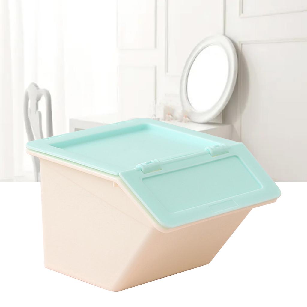 Desktop Storage Box Plastic able Cute Desk with Lid for Stationary Jewelry