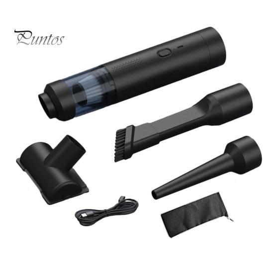 

Беспроводной автомобильный пылесос 19 кПа с сильным всасыванием и низким уровнем шума, перезаряжаемый портативный беспроводной автомобильный пылесос для удаления пыли чёрный