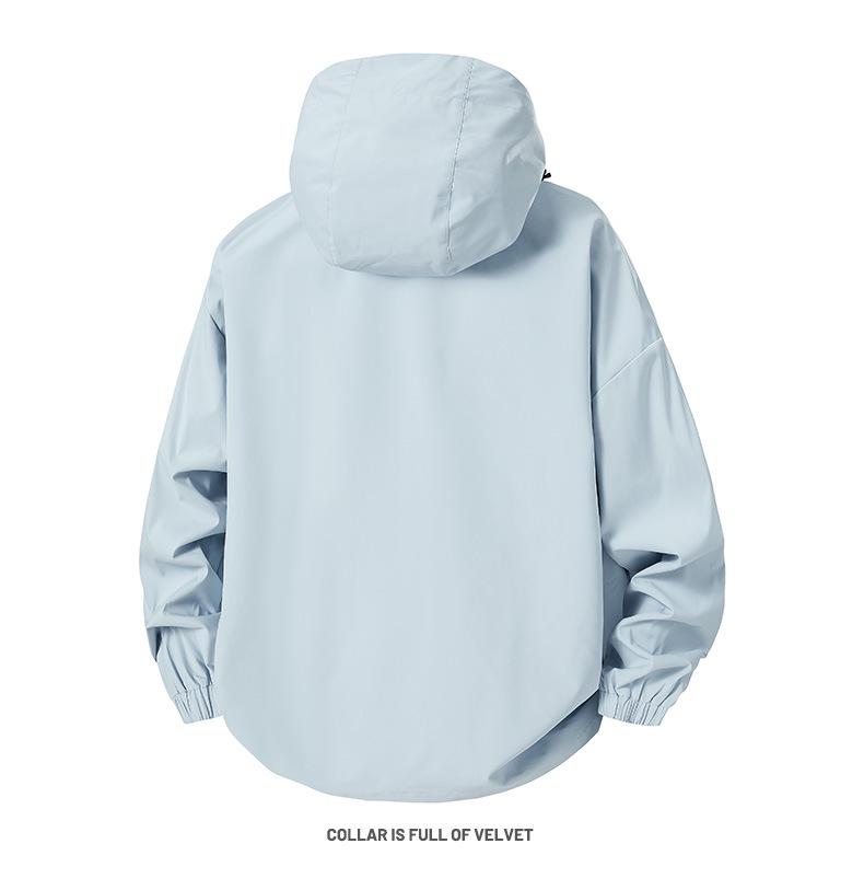 2025 High-Quality Unisex Loose Sporty Windbreaker: Spring Casual Youth Style Jacket