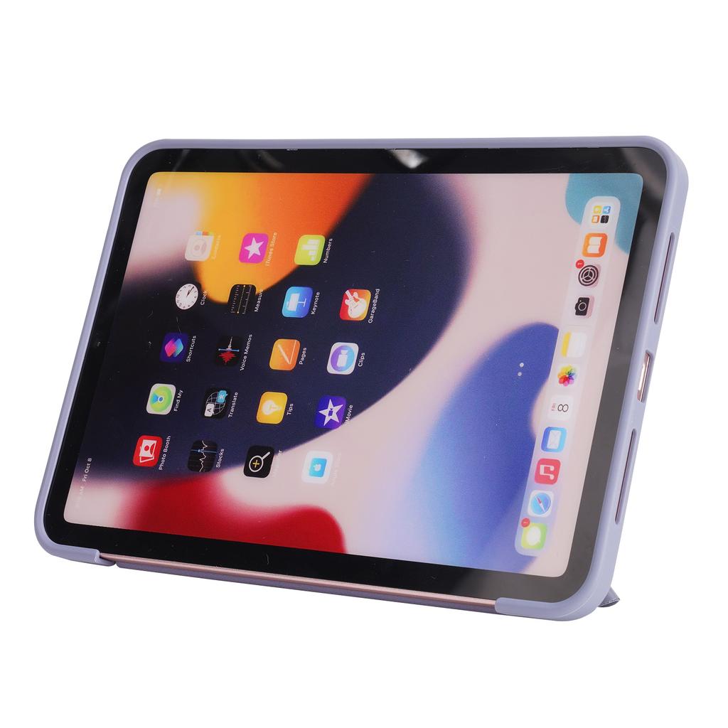 Für iPad Air 11 (2025)/(2024) Hülle PU-Leder+Silikon Origami-Ständer Schutzhülle