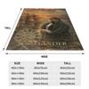 Outlander Weiche Strapazierfähige Decke Jamie und Claire Vintage Reise-Überwurfdecke Winter Neuheit Flanell Bettbezug Sofa Bettbezug
