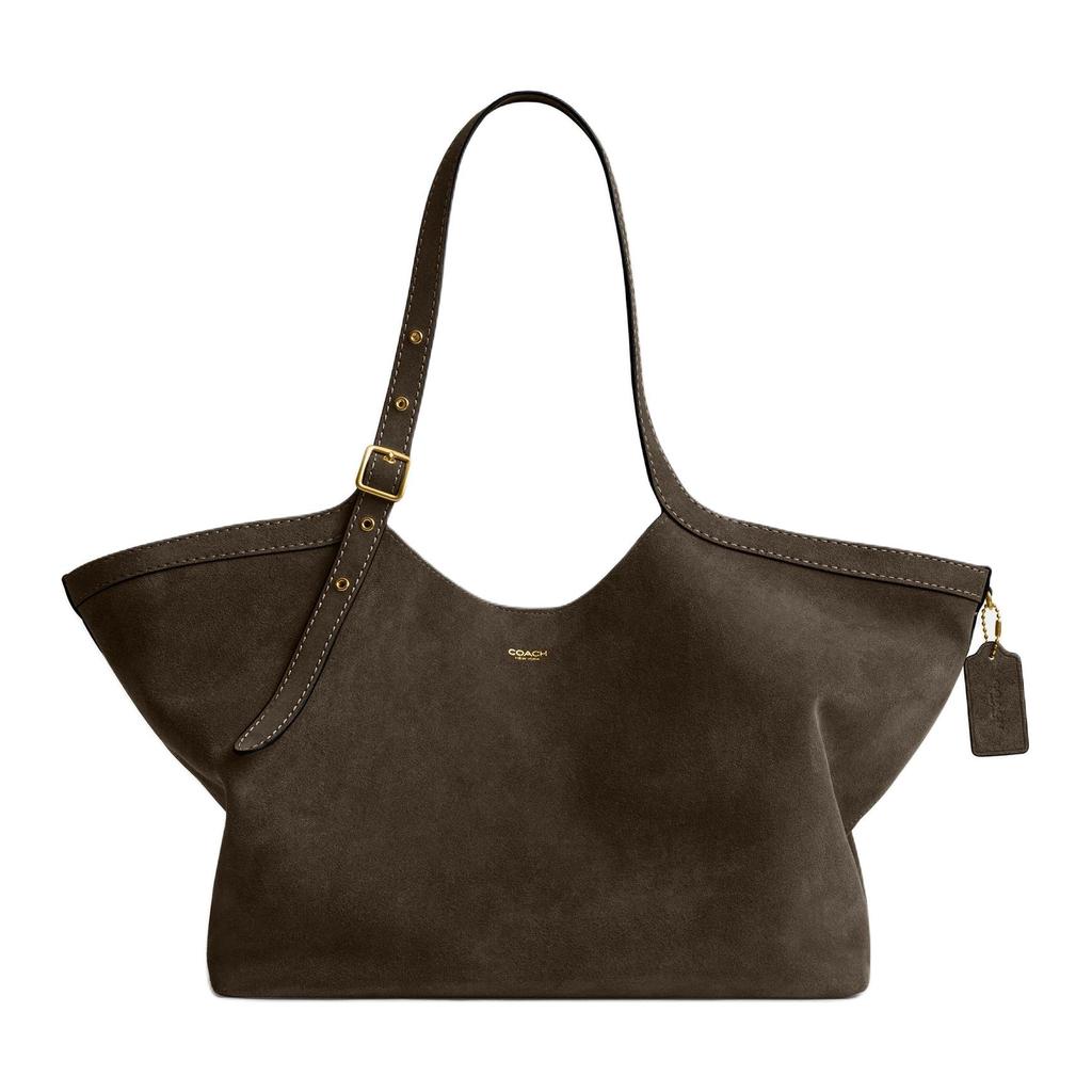 Coach Gramercy 35 Tote Bag Women Tote Gold Olive-Green CBN47-B4OL