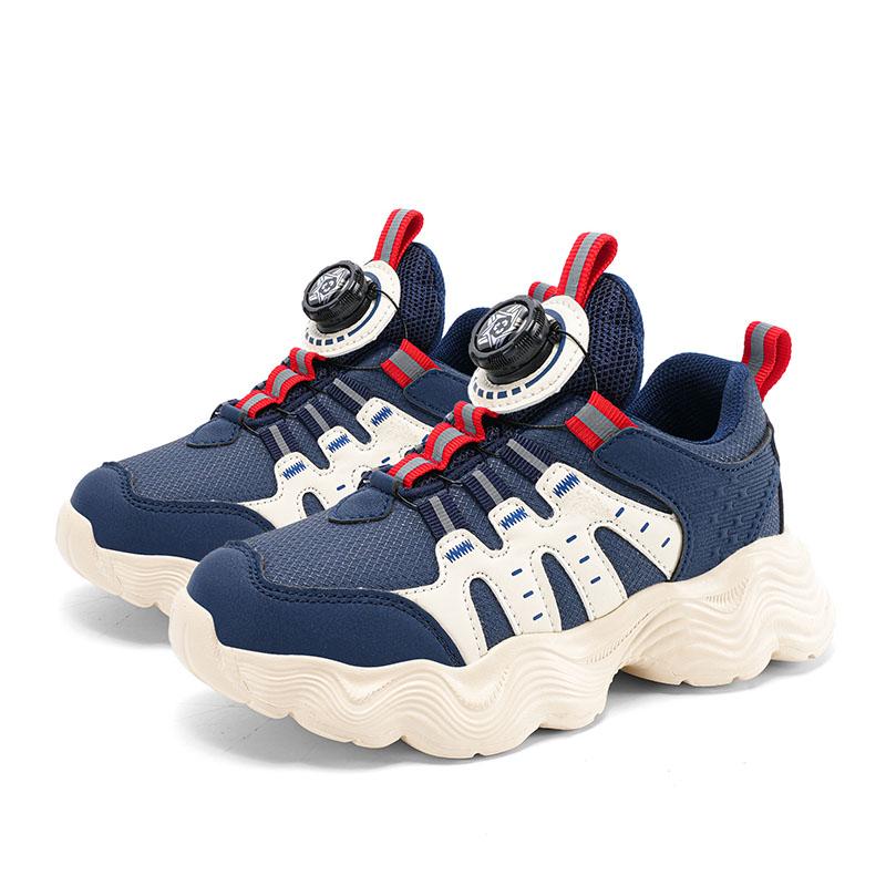 

High Quality Fashion Children Sneakers Boy Leather Walking Casual Shoes Summer Breath Kids Tennis Shoes Hot Selling Board Shoes 28