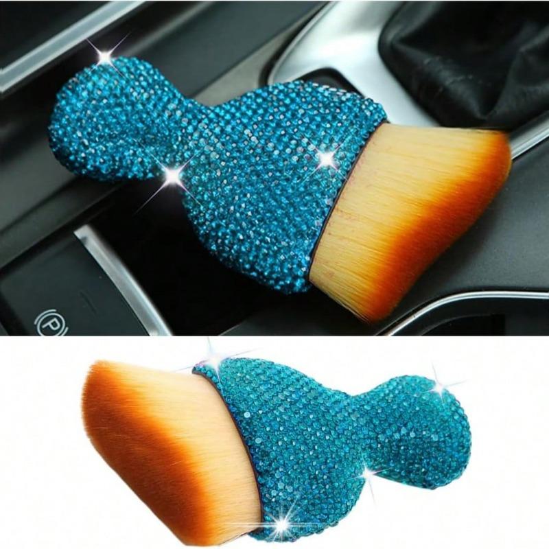 Car Interior Detailing Brush, Auto Interior Soft Hair Removal Brush,Car Cleaning Brush Interior Soft Bristles Detailing Brush Dusting Tool For Car