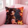 Classic Fighting Japanese Game TThe King of FFighterS Cushion Cover Pillow Case Soft Skin Friendly Fabric  Concealed Zipper
