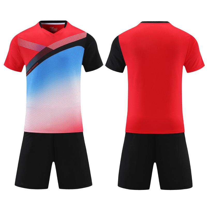 Children's badminton jersey training suit men's summer short-sleeved table tennis jersey game jersey sportswear