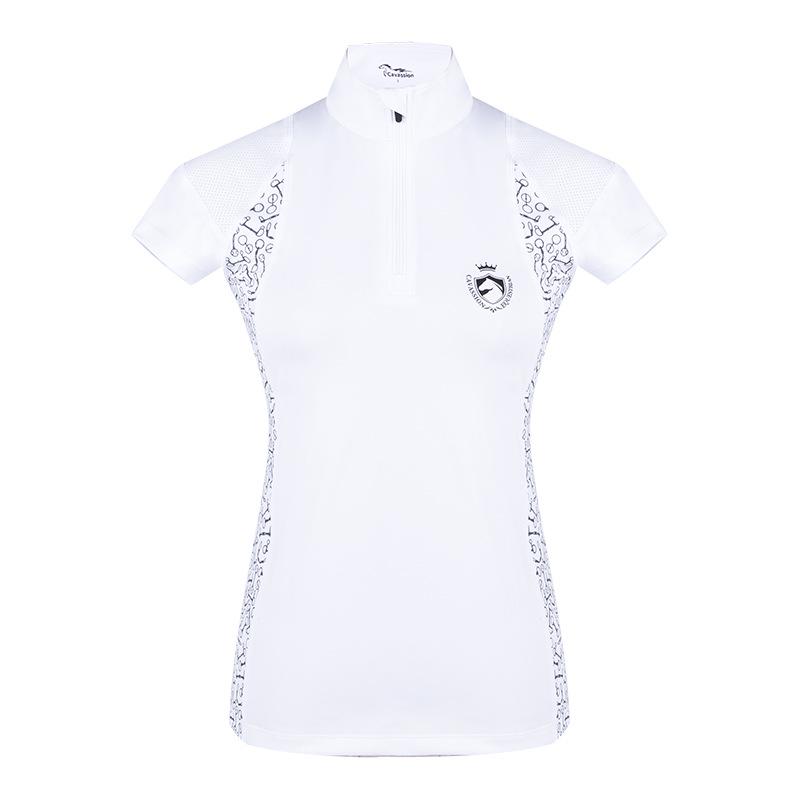 Cross-country Equestrian Snaffle T-shirt Top 8102086 110 белый
