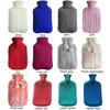 Hot Water Bottle Cover Rubber Hot Water Bag Leakproof Hand & Feet Warmer Bag Cover Long Lasting Soft for Hot & Cold Compress