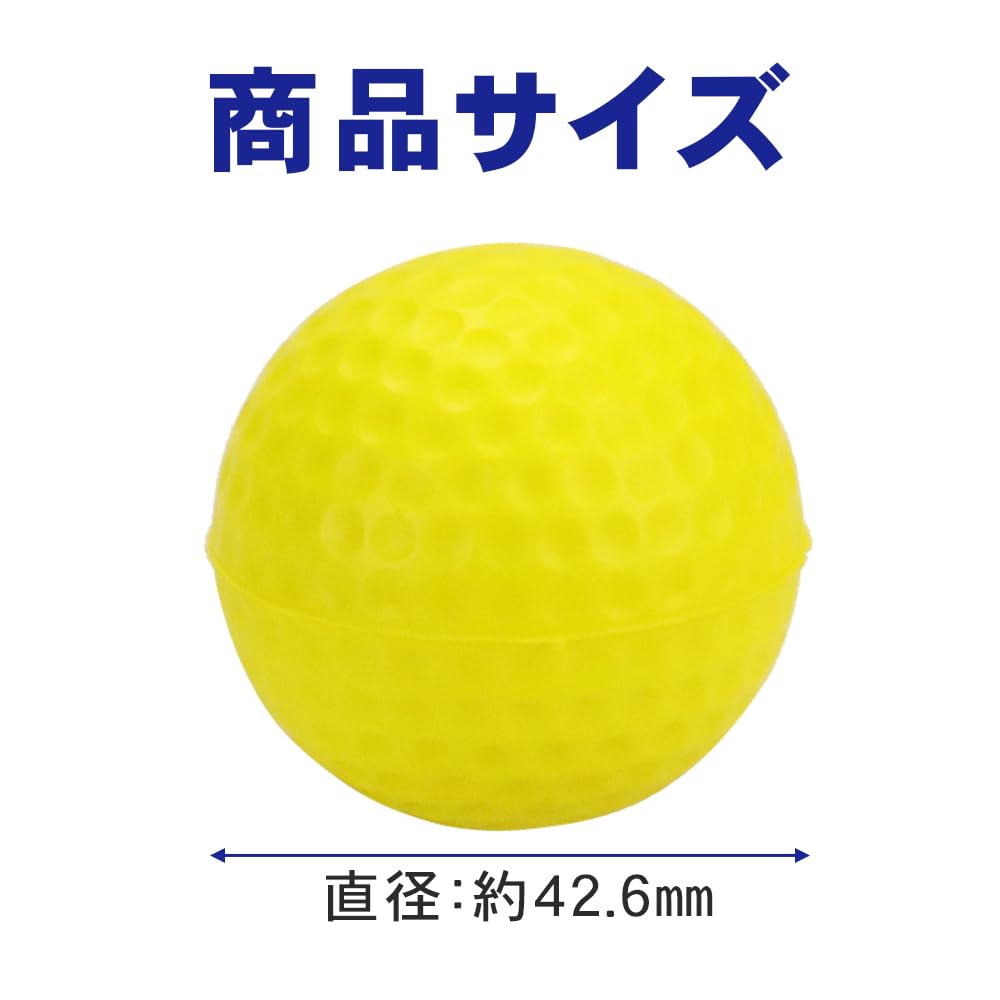 Training Golf Balls, Indoor Specification, Impact Practice, 12 Ball Set,