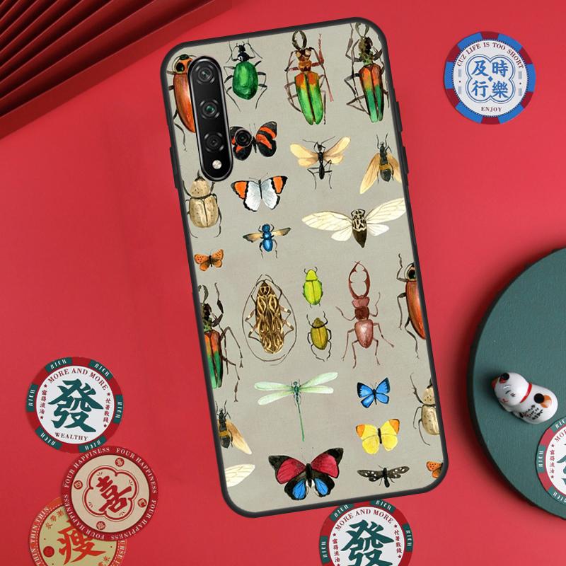 Beetles Insects For Huawei Nova 12s 7i 8i 11i 12i Y73 Y70 Y90 Y60 Y72 Y61 Y91 9 10 SE P30 Pro P40 Lite Case