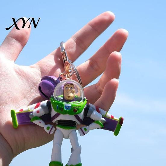 Car Pendant Keychain Pendant, Woody Buzz Lightyear Air Freshener, Aromatherapy Toy-Story Accessory Vent Clip for Toy Fan Gift Polyvinyl Chloride