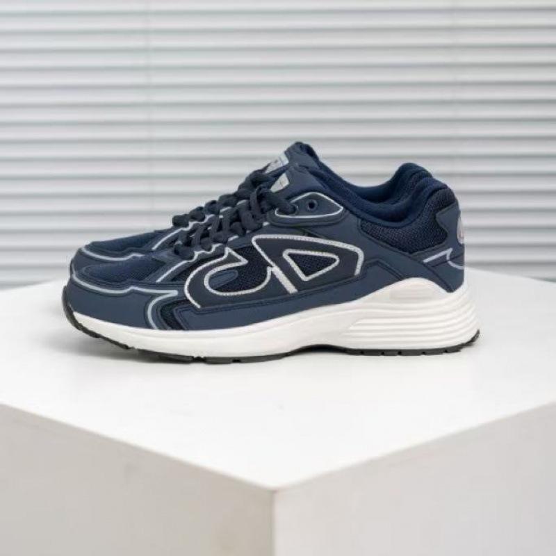 New versatile fashion casual men's and women's trend breathable sports shoes dad letter b30 heightening shoes