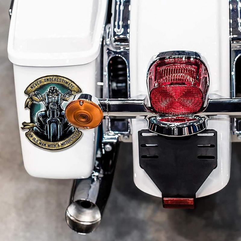 Adesivo Per Moto Adesivi Auto Caschi Moto Adesivo Facile da Applicare Non Sottovalutare Mai un Vecchio Con un Adesivo da Moto