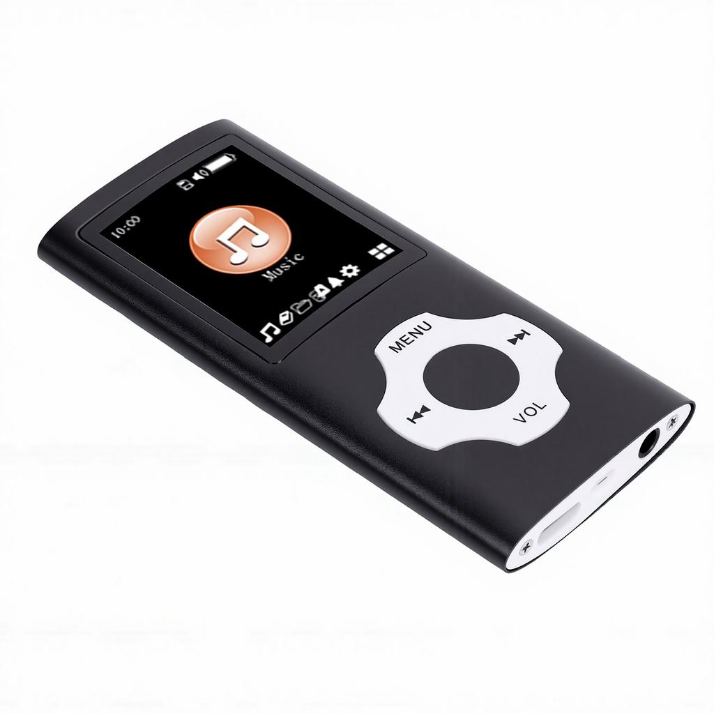MP3 Music Player with Bluetooth 5.3 HiFi Sound Audio Player 1.8 Inch Screen Support for Kids Adults