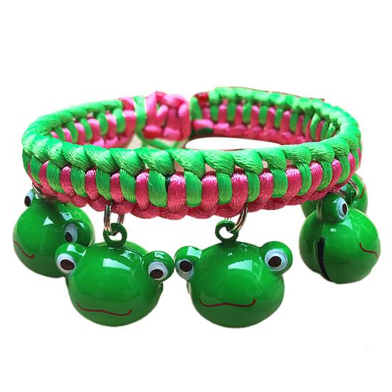 Cute Cartoon Figure Model Bell Dog Collar Adjustable Puppy Necklace Pet Supply