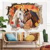 Loyal Horse Pattern Tapestries Wall Hanging Perfect for Home Office Room Decoration Valentines Day Holiday Gift Tapestries