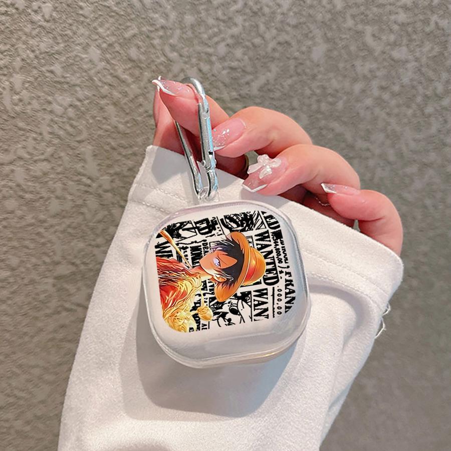 Case For Samsung Galaxy Buds Live 3 FE 3Pro 2 4 Pro 4Pro 2Pro Clear Earphone Cases Cover With Hook O-One Pieces
