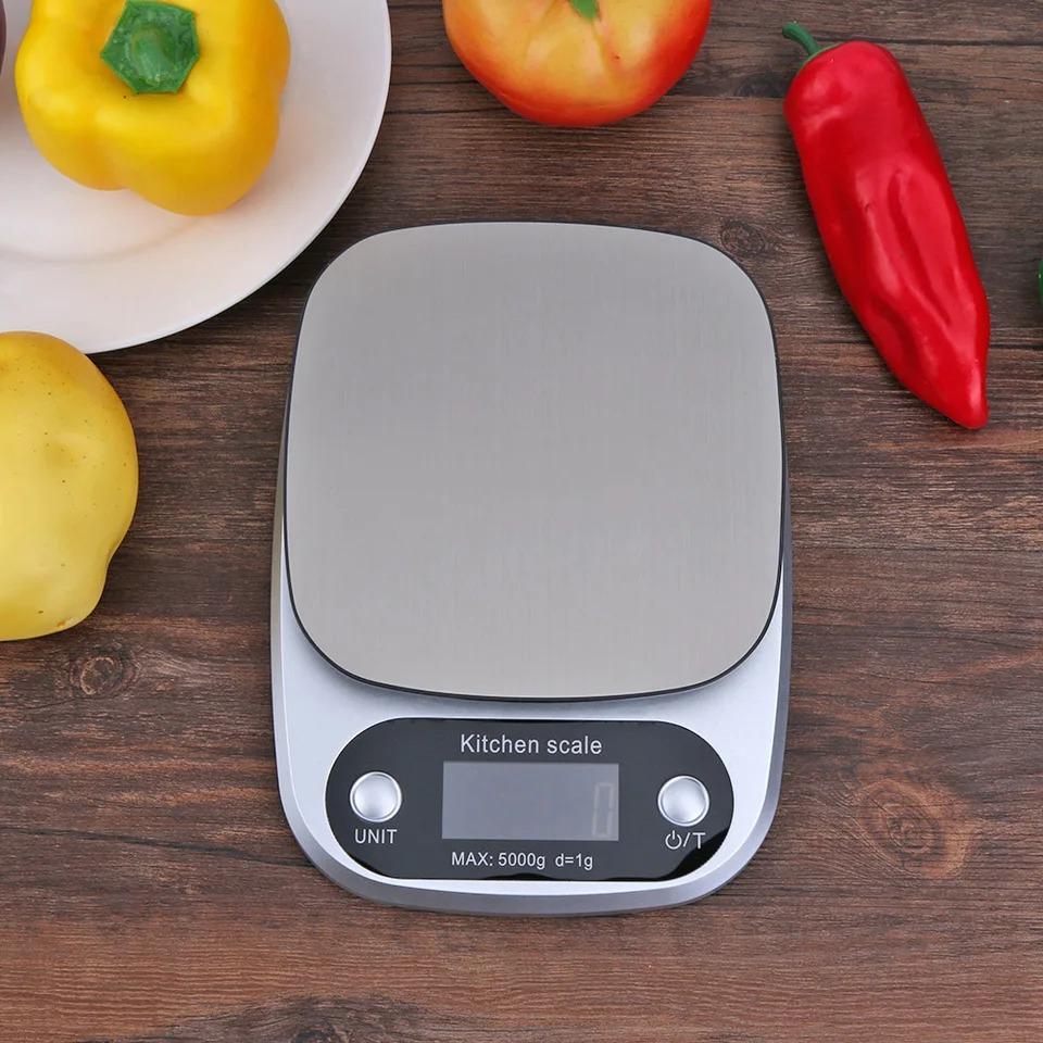 10kg/1g Digital Kitchen Scale Stainless Steel LCD Electronic Food Scale Jewelry Coffee Baking Portable High-quality Kitchen Tool