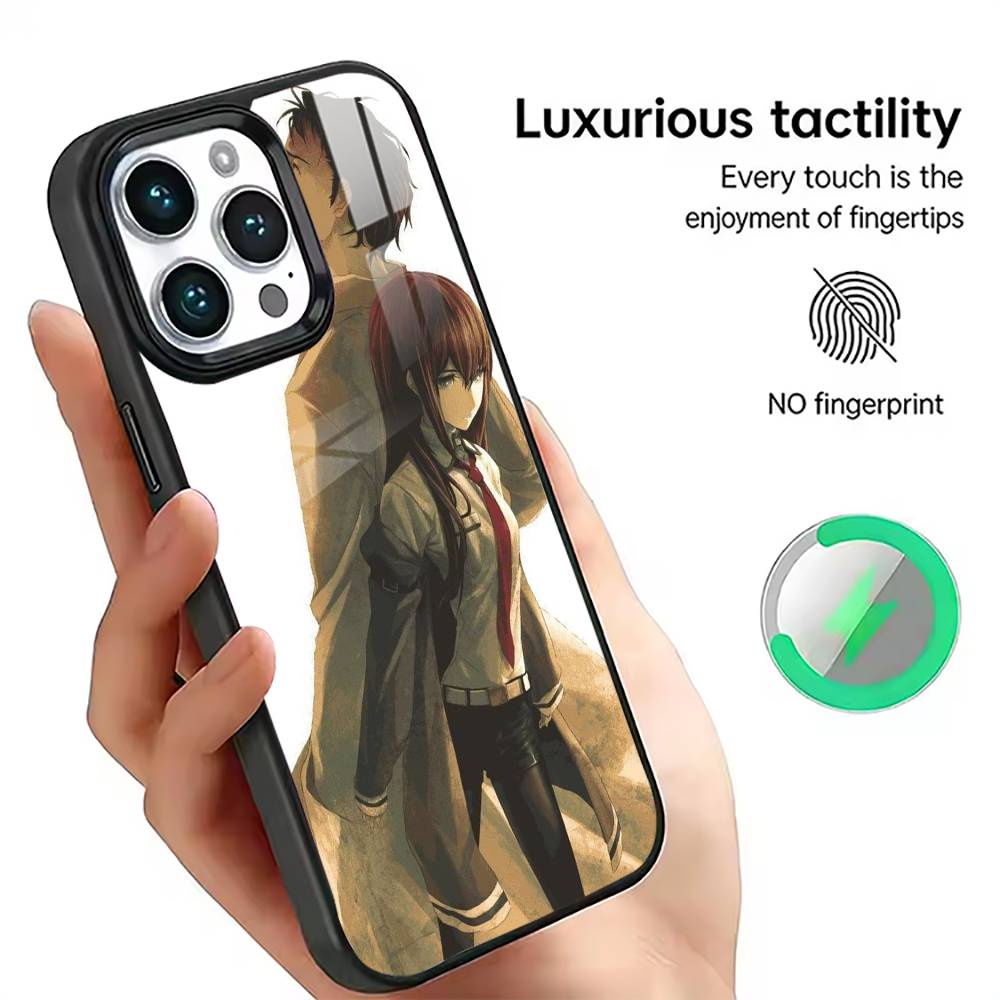 

Стейнс Гейт Ринтаро Окабе Чехол для телефона Для iPhone17,16,15,14,13,12,11 Plus,Pro Магнитный Для Magsafe Беспроводная зарядка iPhone11PRO