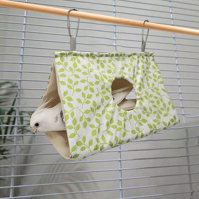 , Durable Sleeping Bed, Summer Shed Hut Cage, Birds Hanging Hammock for Canary Cockatiels Nest