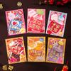 6 Pcs Cute 2025 Red Envelope Bag Cartooon New Year Red Packet Creative Lucky Red Pocket  Weeding