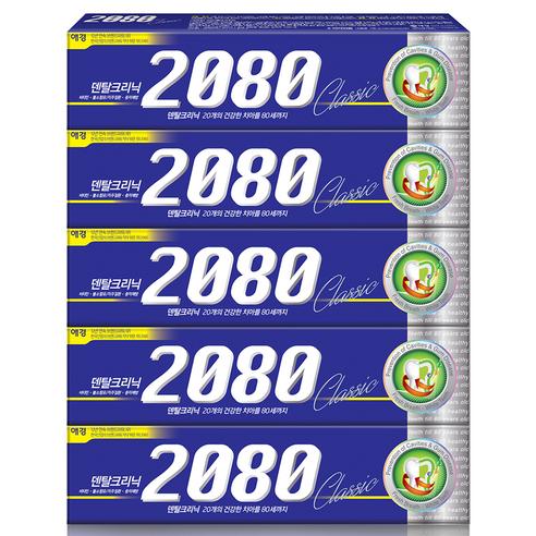 2080 Classic Toothpaste Cavity Protection Fresh Mint 170g x 5 1000g
