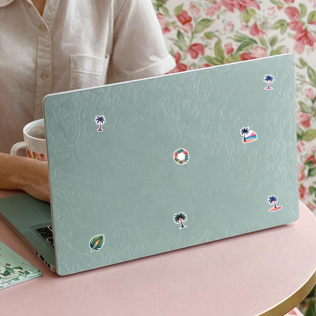 35pcs-100pcs Decals  Waterproof Decorative Stickers Tropical Stickers Palm Tree Stickers for Suitcases Computers Phones