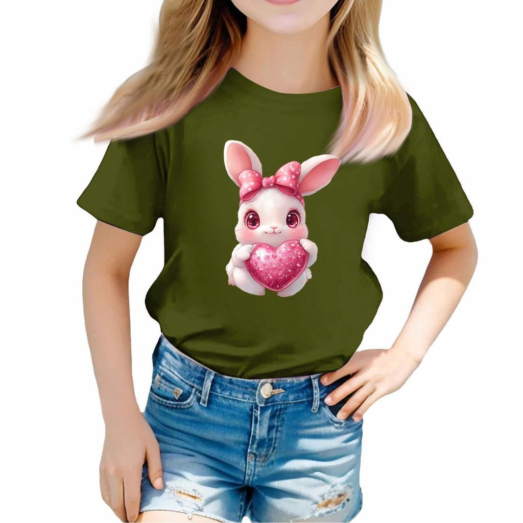T-shirts pour tout-petits, filles et garçons, haut pour enfants, t-shirts imprimés à manches courtes pour garçons et filles