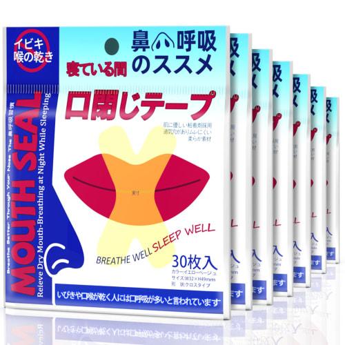 Yeantdac 210-Use Mouth Closure Tape, Anti-Snoring Aid, Nasal Breathing Tape, Anti-Mouth Breathing Tape, Strong Anti-Snoring Tape, Prevents Dry Throat,