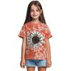 Beautiful T-Shirt for Girls Beautiful Flower 3D Print Summer Fashion Round Neck Short-Sleeved Tops Casual T-Shirts for Children