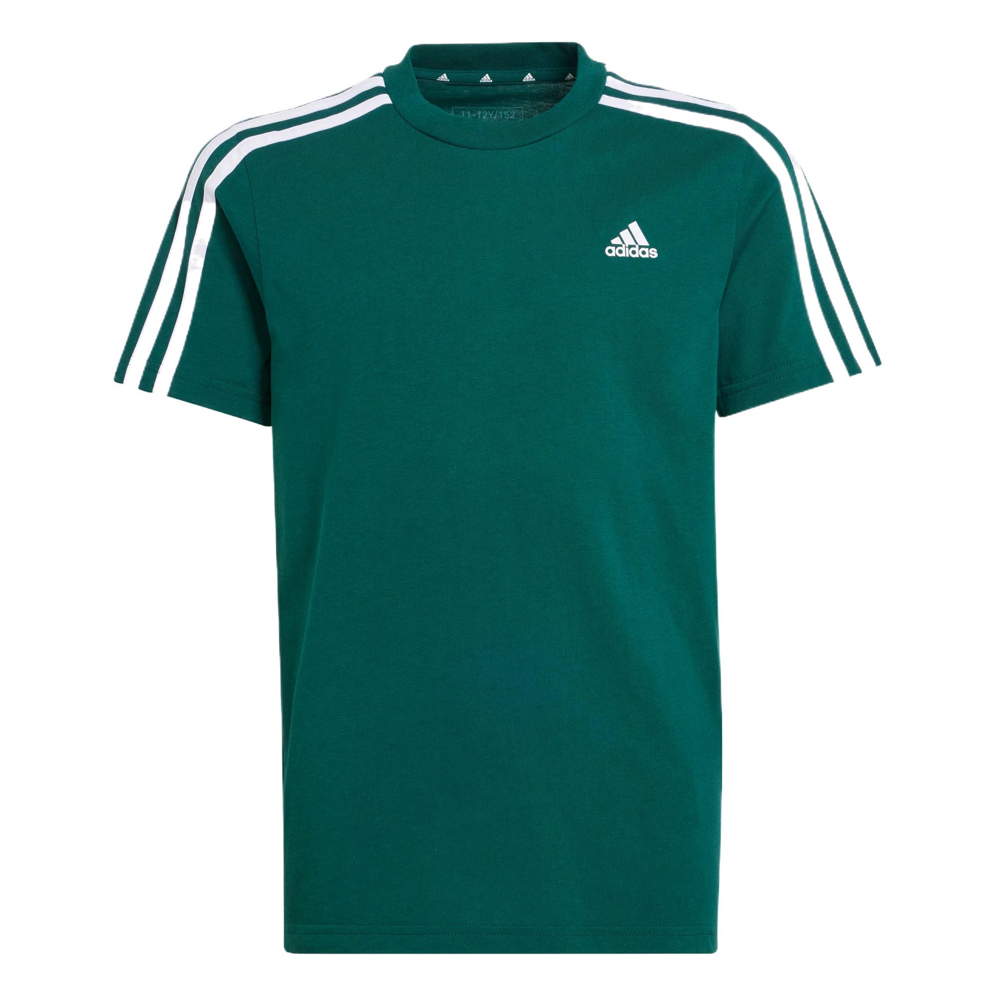 Adidas T Shirt Forest Green White JF8744 140
